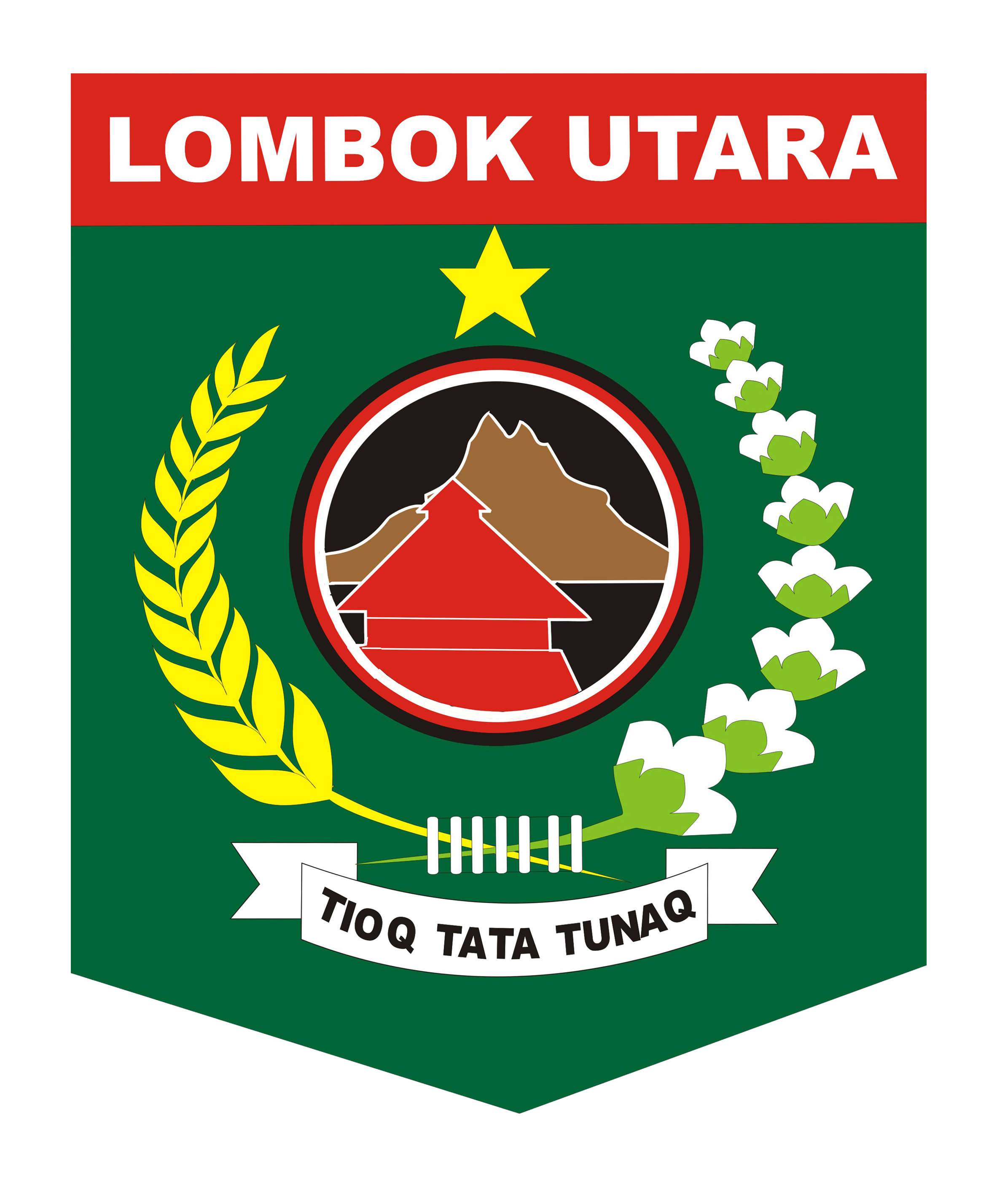 Lombok Utara District Emblem